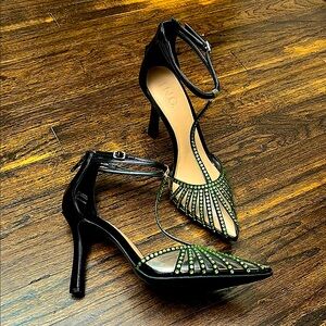 INC x Macy’s New/Not In Box Sovena T-strap sequin heels